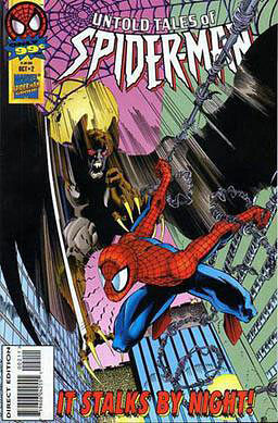 Бэтвинг сражается с Человеком-пауком